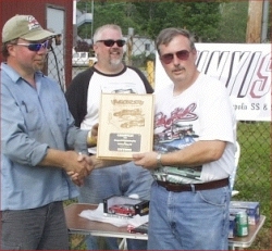 Winner Barry Gaudette